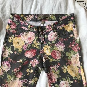 Floral Stretch Denim